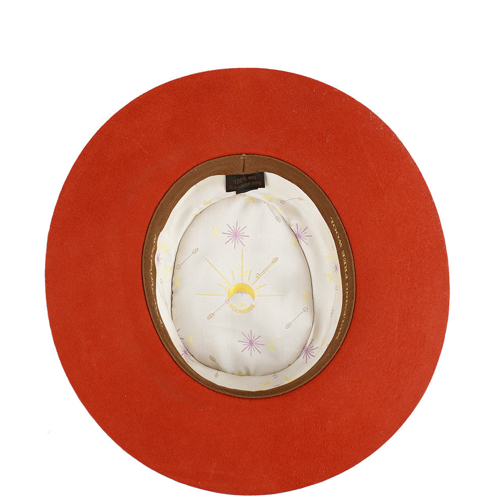 Pork pie hat Nova - rust