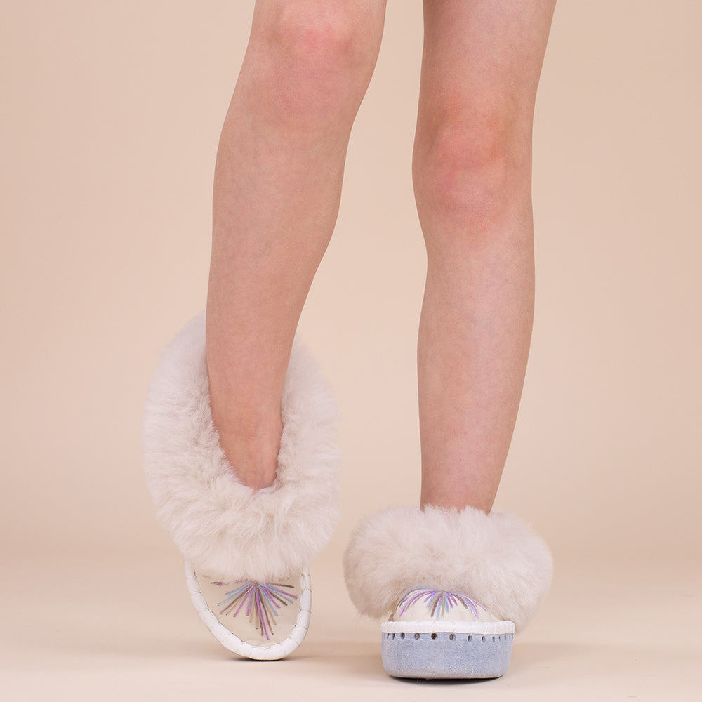 Moonrise kids sheepskin slippers Alya