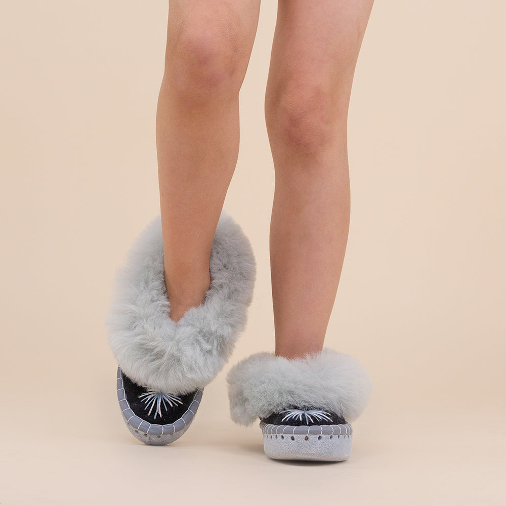 Moonrise kids sheepskin slippers Celia