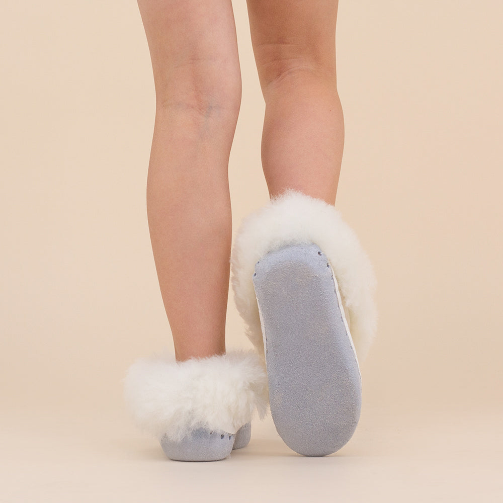 Moonrise kids sheepskin slippers Skye